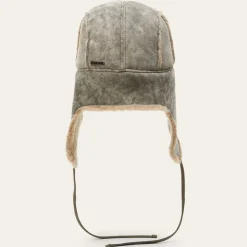 Clearance Stetson Bomber Cap Lambskin Vintage Grey