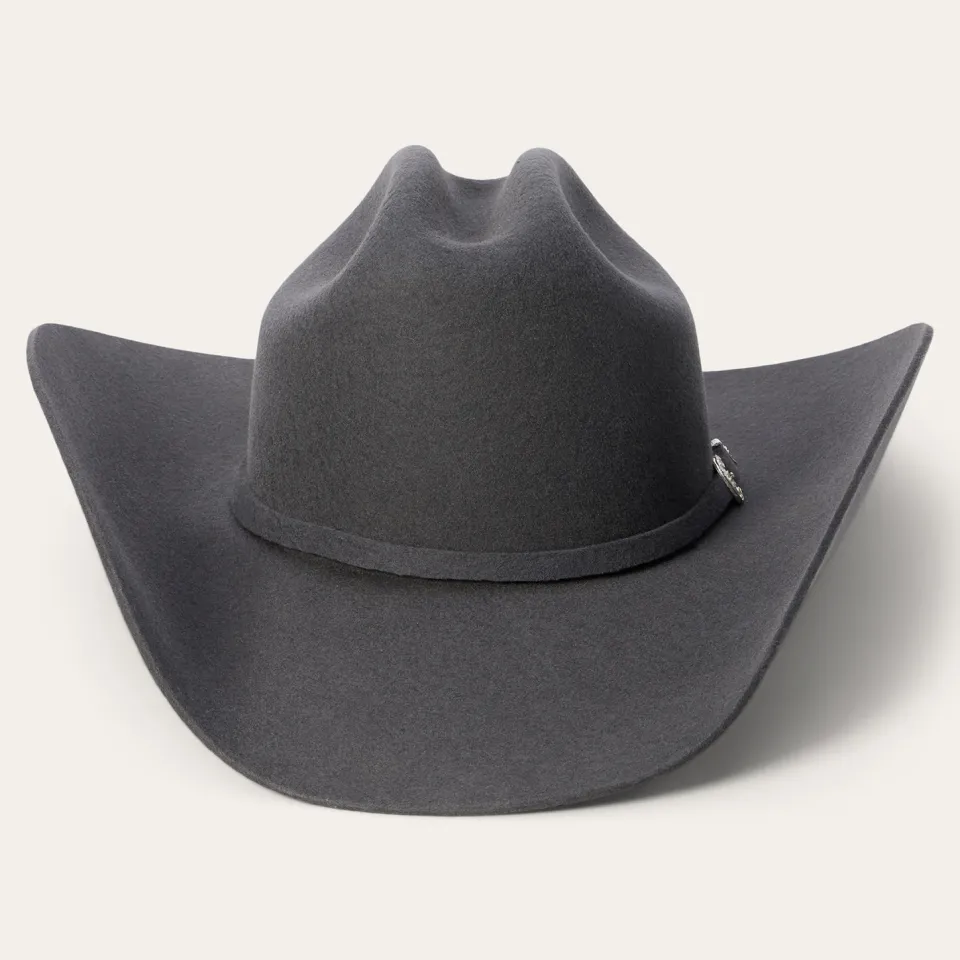 Hot Stetson Brenham 4X Cowboy Hat Granite