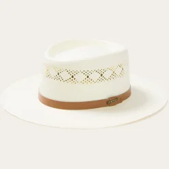 Hot Stetson Brentwood Vented Straw Outdoor Hat Natural