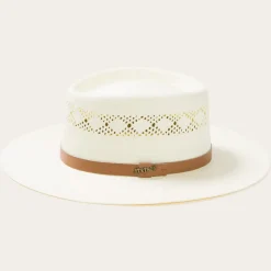 Hot Stetson Brentwood Vented Straw Outdoor Hat Natural