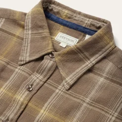 Online Stetson Flannel Button-Front Shirt Brown