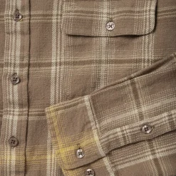 Online Stetson Flannel Button-Front Shirt Brown