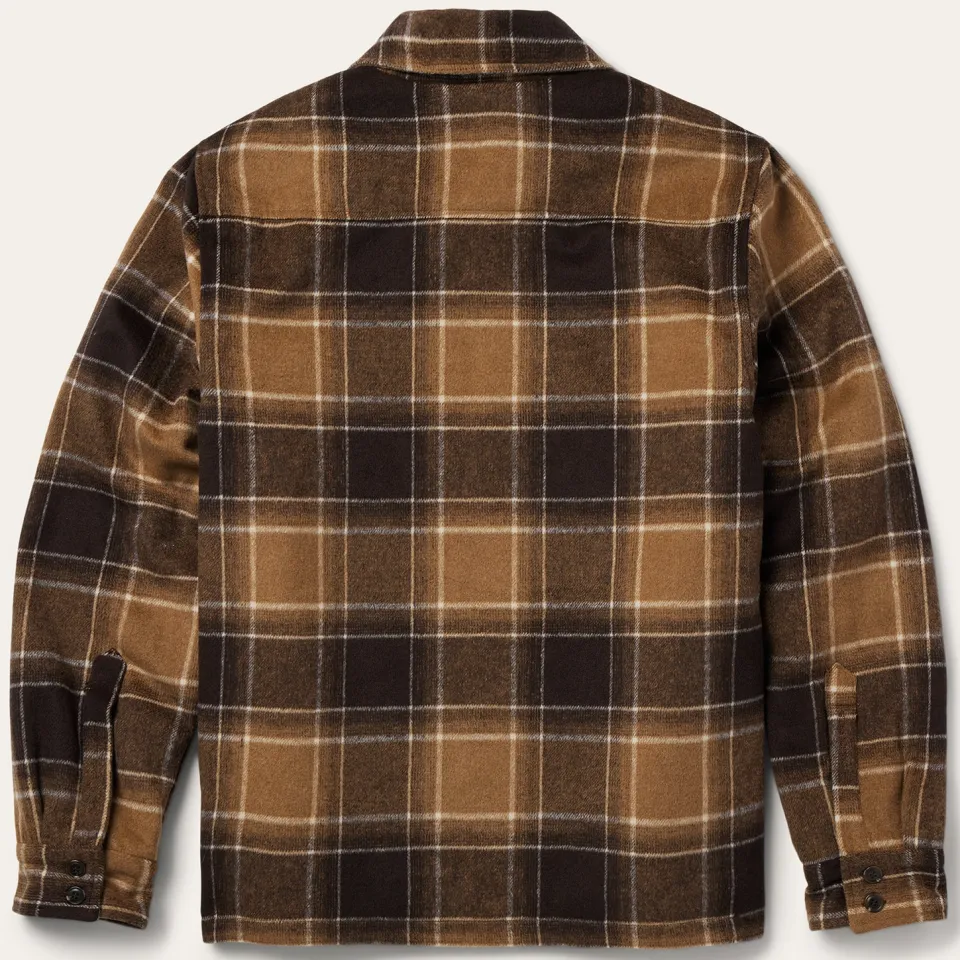 Online Stetson Plaid Western Coat Brown