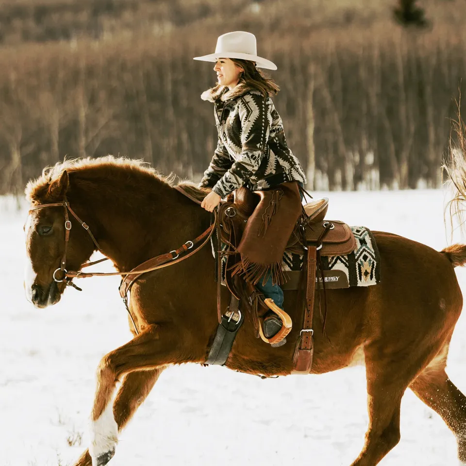 Hot Stetson Southwestern Blanket Jacket Brown