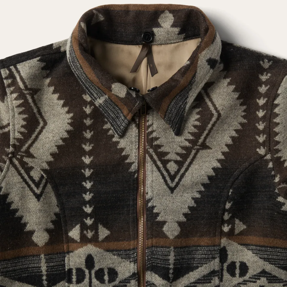 Hot Stetson Southwestern Blanket Jacket Brown