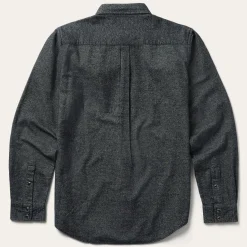 Discount Stetson Brushed Twill Western Shirt Black