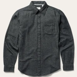 Hot Stetson Brushed Twill Western Shirt Black