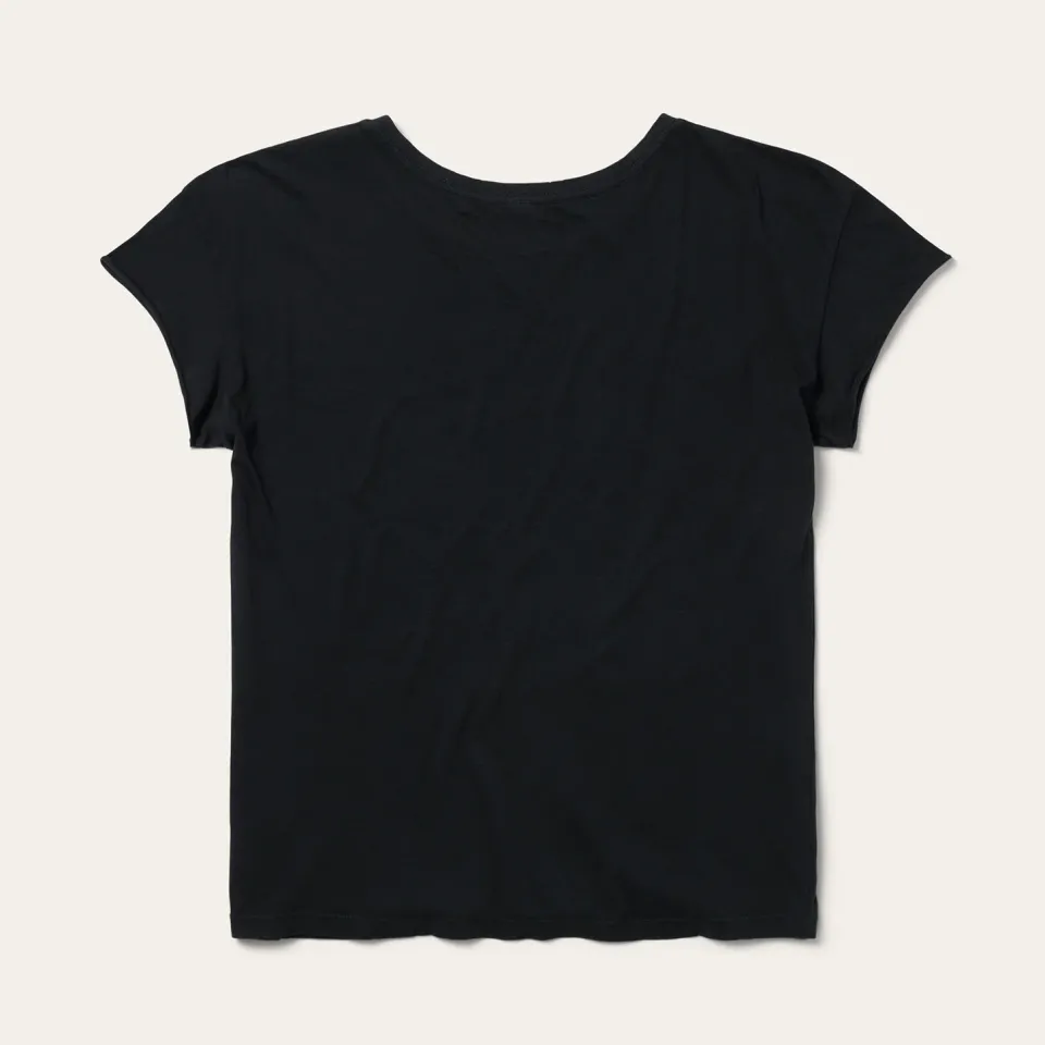 Clearance Stetson Bucking Cowboy Graphic Tee Black