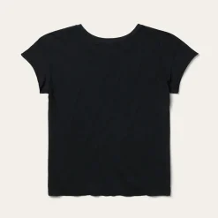 Outlet Stetson Bucking Cowboy Graphic Tee Black