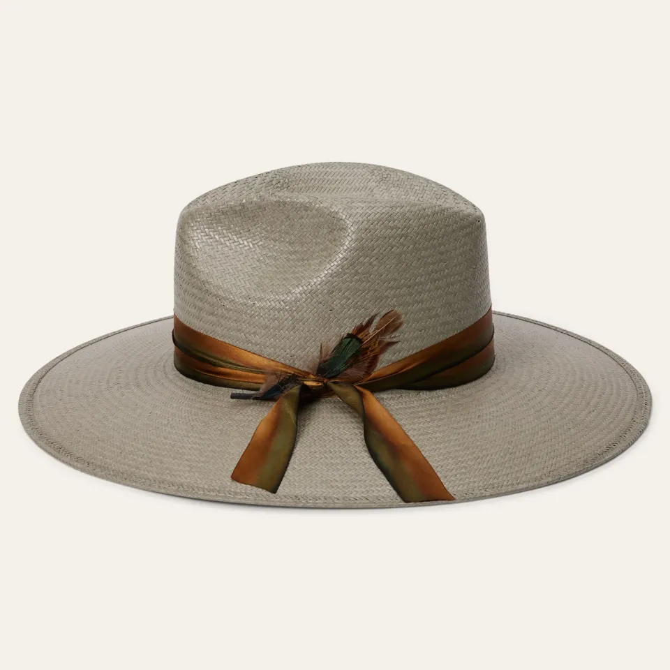 Clearance Stetson Caelus Straw Fedora Seafoam