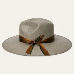 Clearance Stetson Caelus Straw Fedora Seafoam