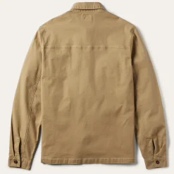 Best Stetson Camel Stretch Canvas Shirt Jacket Brown