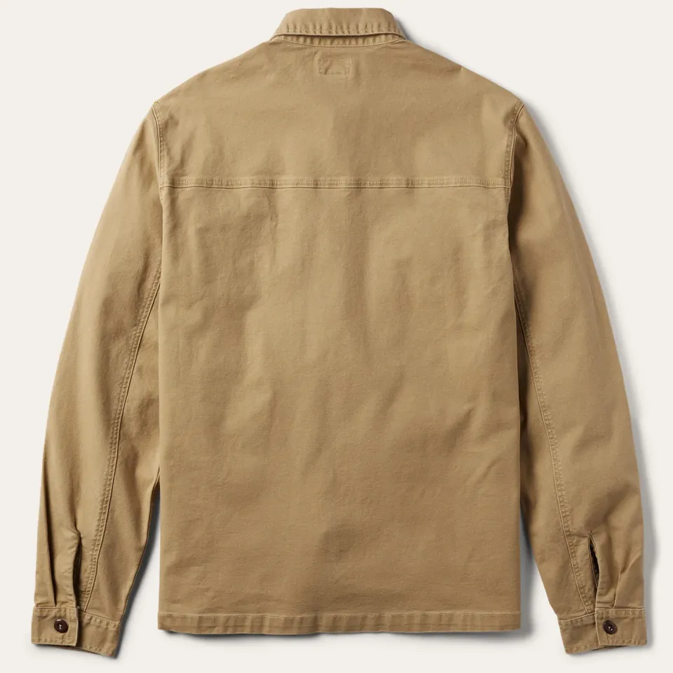 Best Stetson Camel Stretch Canvas Shirt Jacket Brown