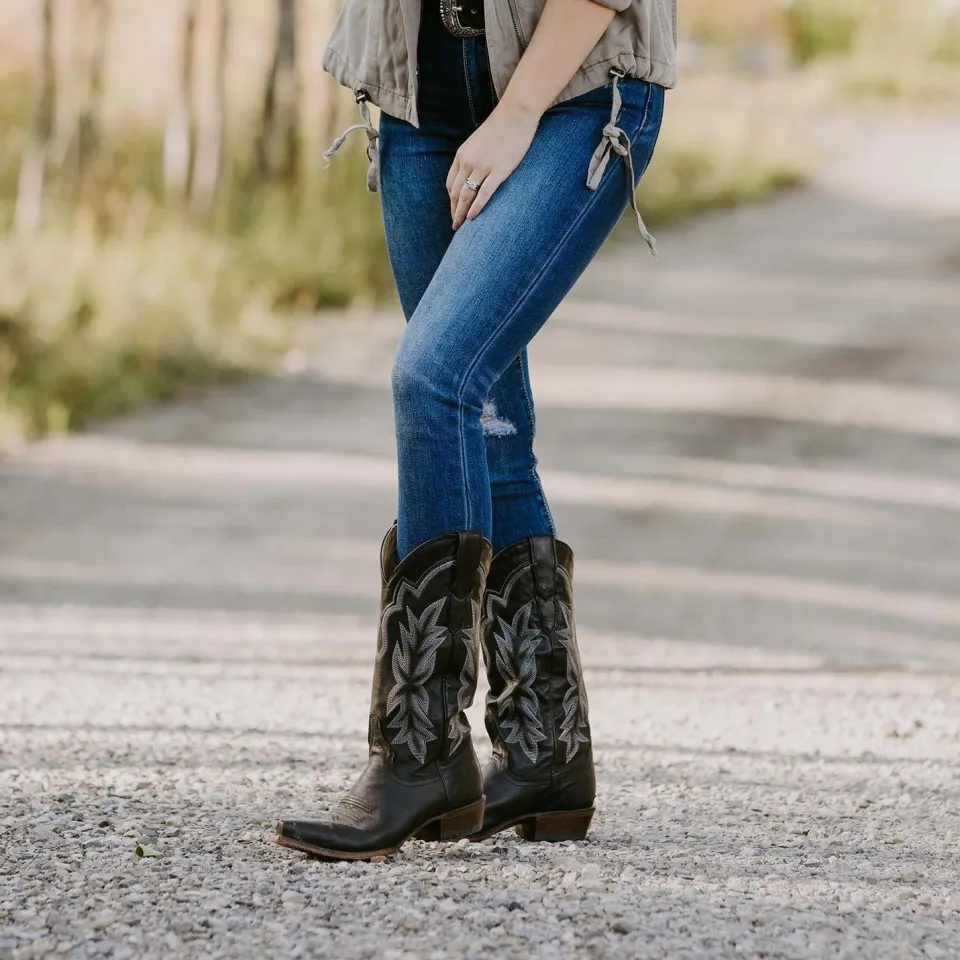 Online Stetson Casey Boots Black