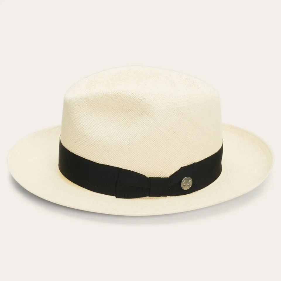 Best Stetson Center Dent Panama Fedora Natural
