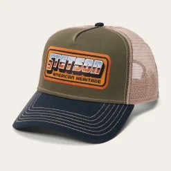 Best Stetson Chrome Trucker Cap Green