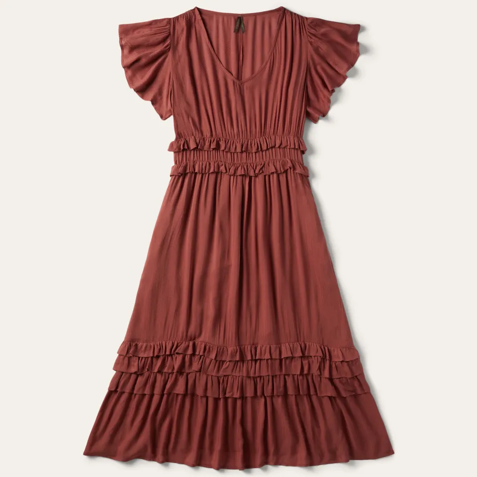 Discount Stetson Cinnamon Herringbone Dress Brown