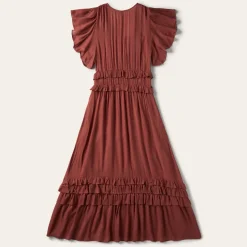 Discount Stetson Cinnamon Herringbone Dress Brown