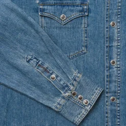 Sale Stetson Classic Denim Shirt Blue