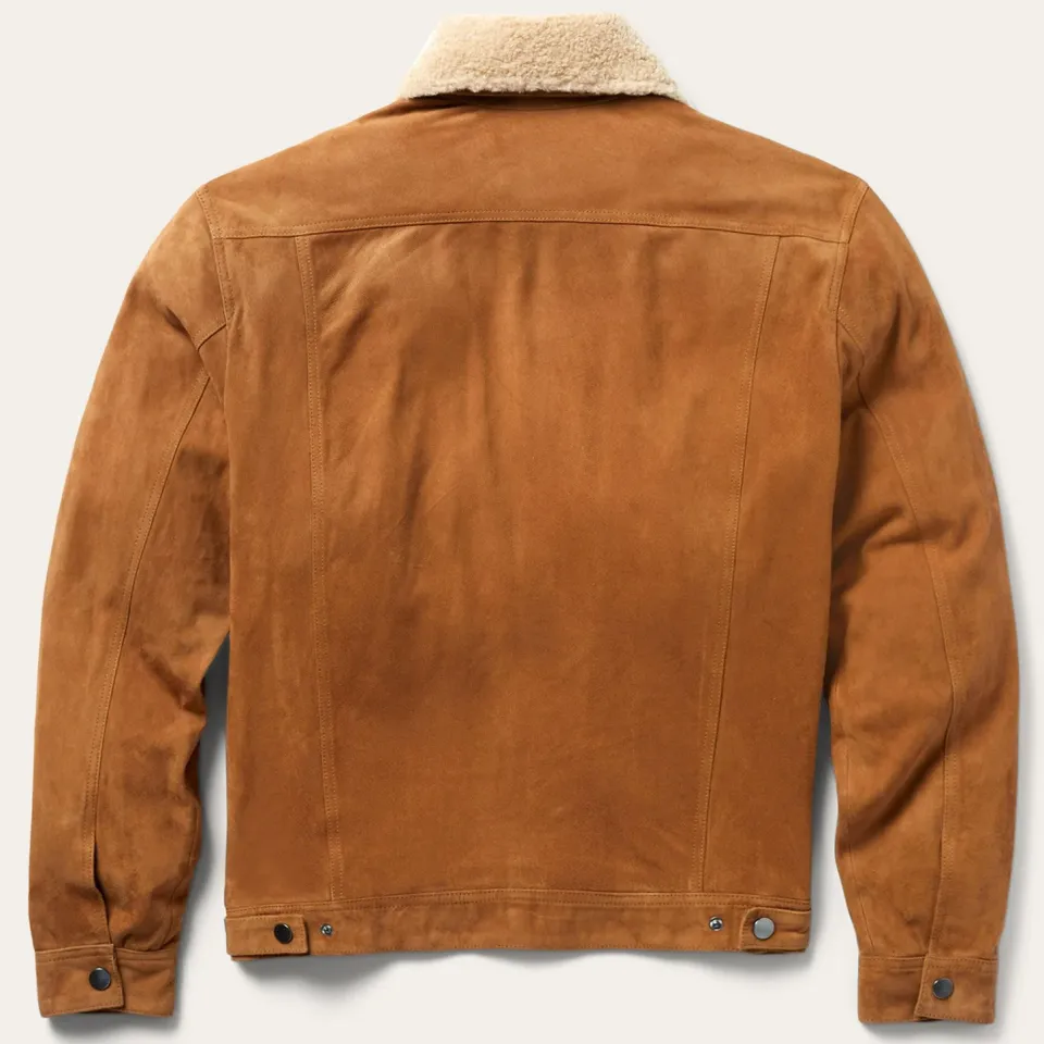 Hot Stetson Classic Suede Jacket Tan