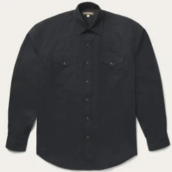 Outlet Stetson Classic Western Shirt in Black