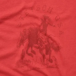 New Stetson Cowgirl Graphic Tee Red