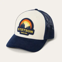 Outlet Stetson Sunset Trucker Cap Cream