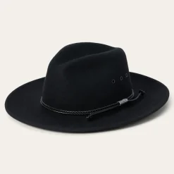 Outlet Stetson Crossover Fedora Black