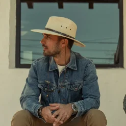 Hot Stetson Cumberland Straw Hat Toasted