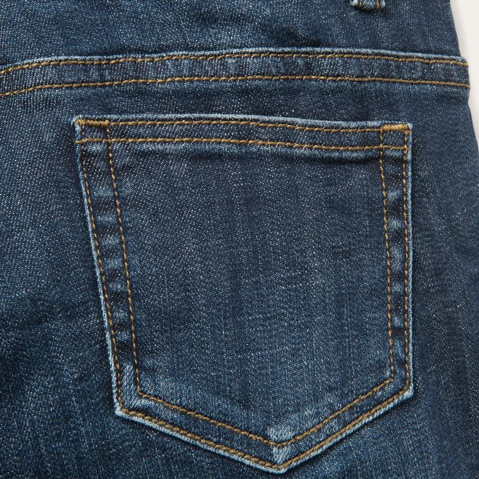 Outlet Stetson Dark Wash Denim Shorts Blue