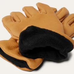 New Stetson Deerskin Roper Glove - Lined Saddle Tan