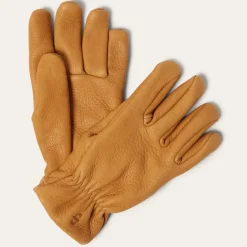 Stetson Deerskin Roper Glove - Lined Saddle Tan