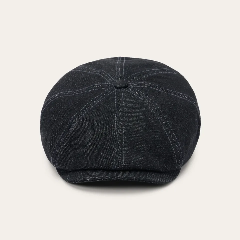 Best Stetson Denim Hatteras Cap Black Denim