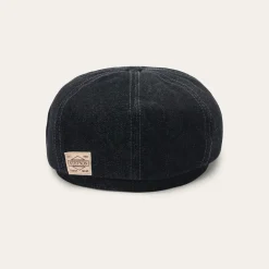 Best Stetson Denim Hatteras Cap Black Denim