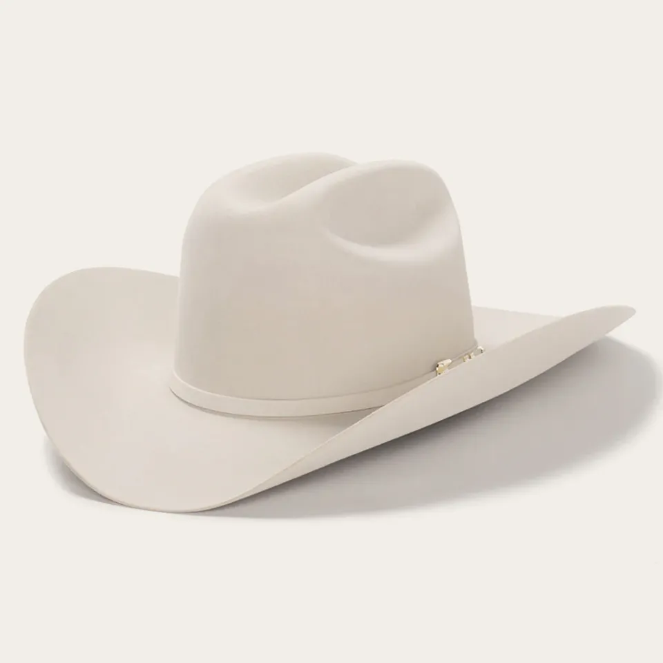 Hot Stetson Diamante Premier Cowboy Hat Silverbelly