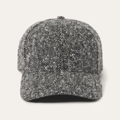 Outlet Stetson Donegal Wool Baseball Cap Anthracite Donegal