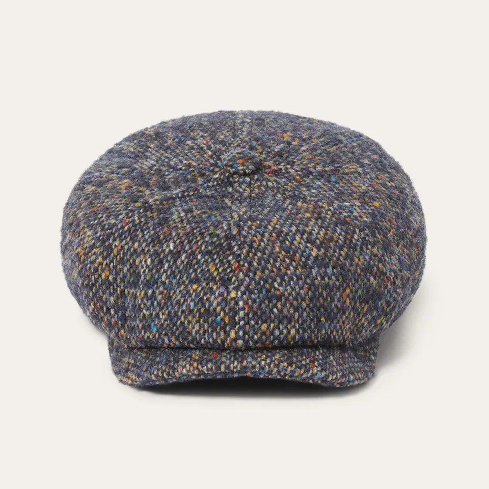 Online Stetson Donegal Wool Hatteras Cap Blue Donegal