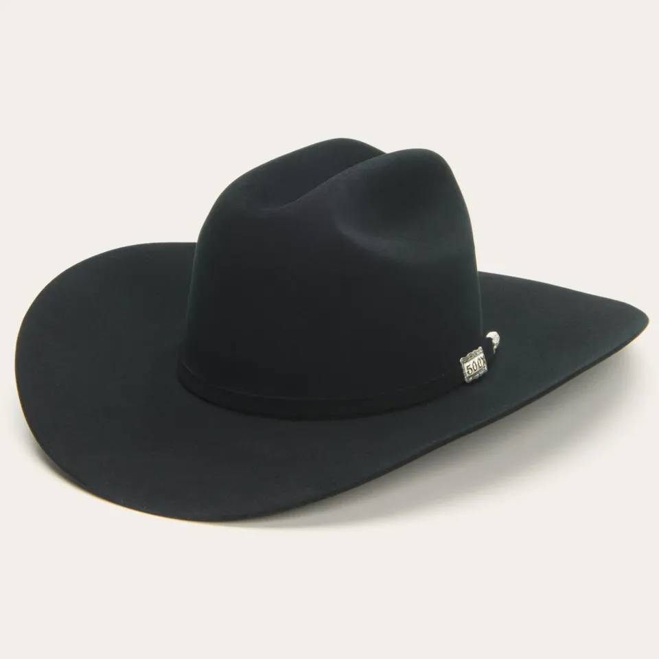 New Stetson El Amo 500X Premier Cowboy Hat Black