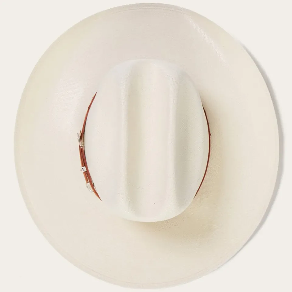 Best Stetson El Noble 500X Straw Cowboy Hat Natural