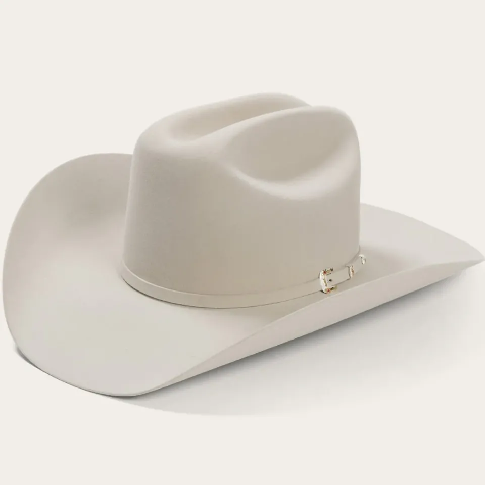 Hot Stetson El Patron 75 Premier 30X Cowboy Hat Silverbelly