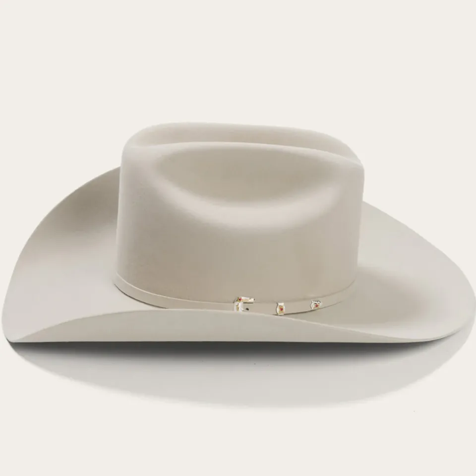 Hot Stetson El Patron 75 Premier 30X Cowboy Hat Silverbelly