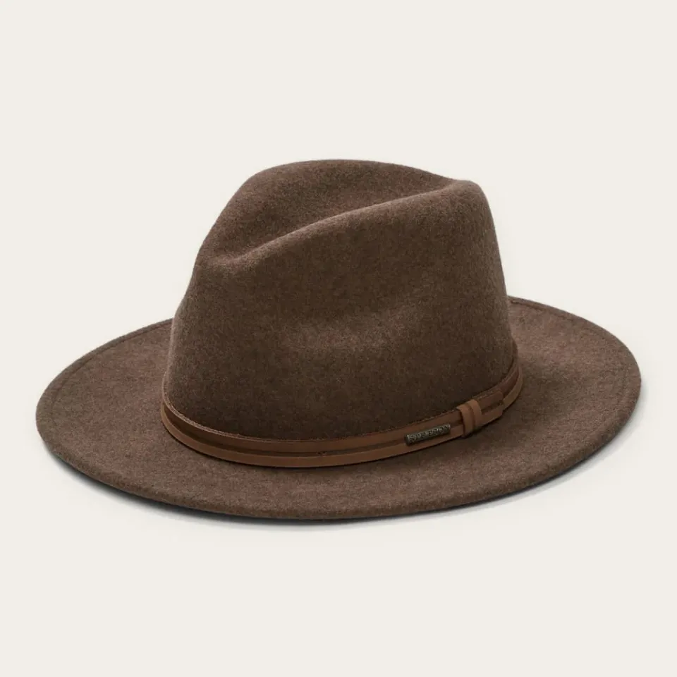 Hot Stetson Explorer Outdoor Hat Brown Mix