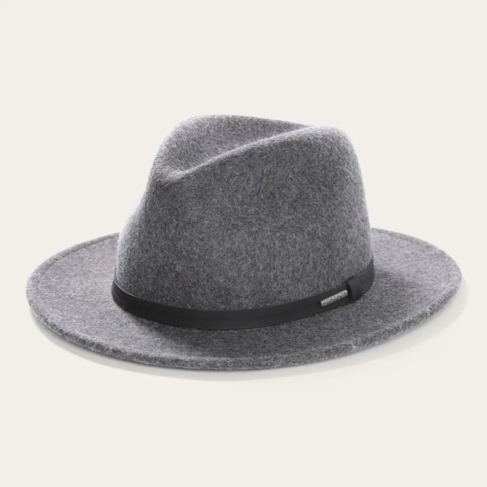 Hot Stetson Explorer Outdoor Hat Grey Mix
