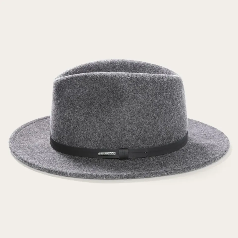 Hot Stetson Explorer Outdoor Hat Grey Mix