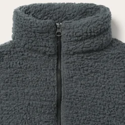 Stetson Fuzzy Teddy Bear Fleece Jacket Grey