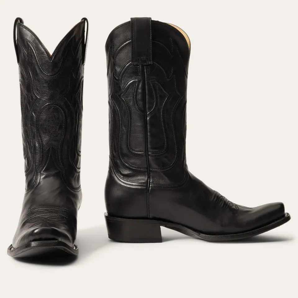 Outlet Stetson Garrett Boots Black