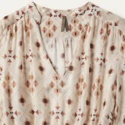 Discount Stetson Gaucho Herringbone Dress White
