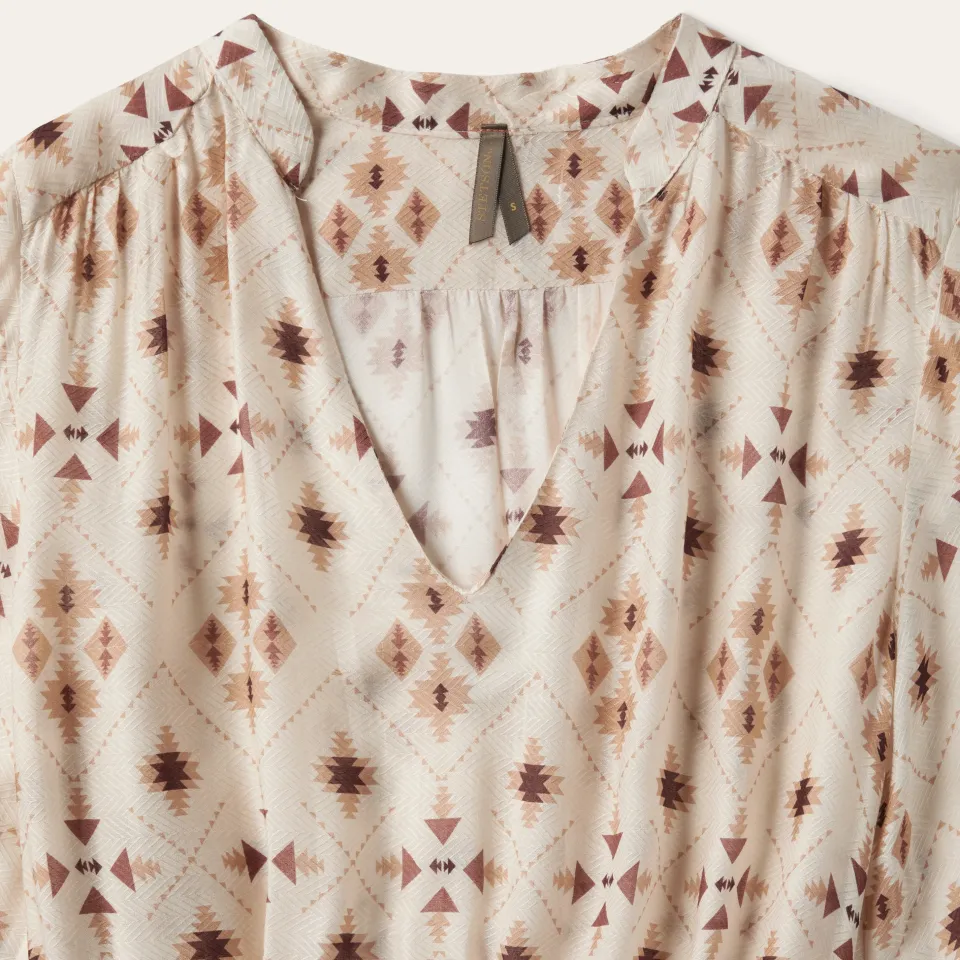 Discount Stetson Gaucho Herringbone Dress White