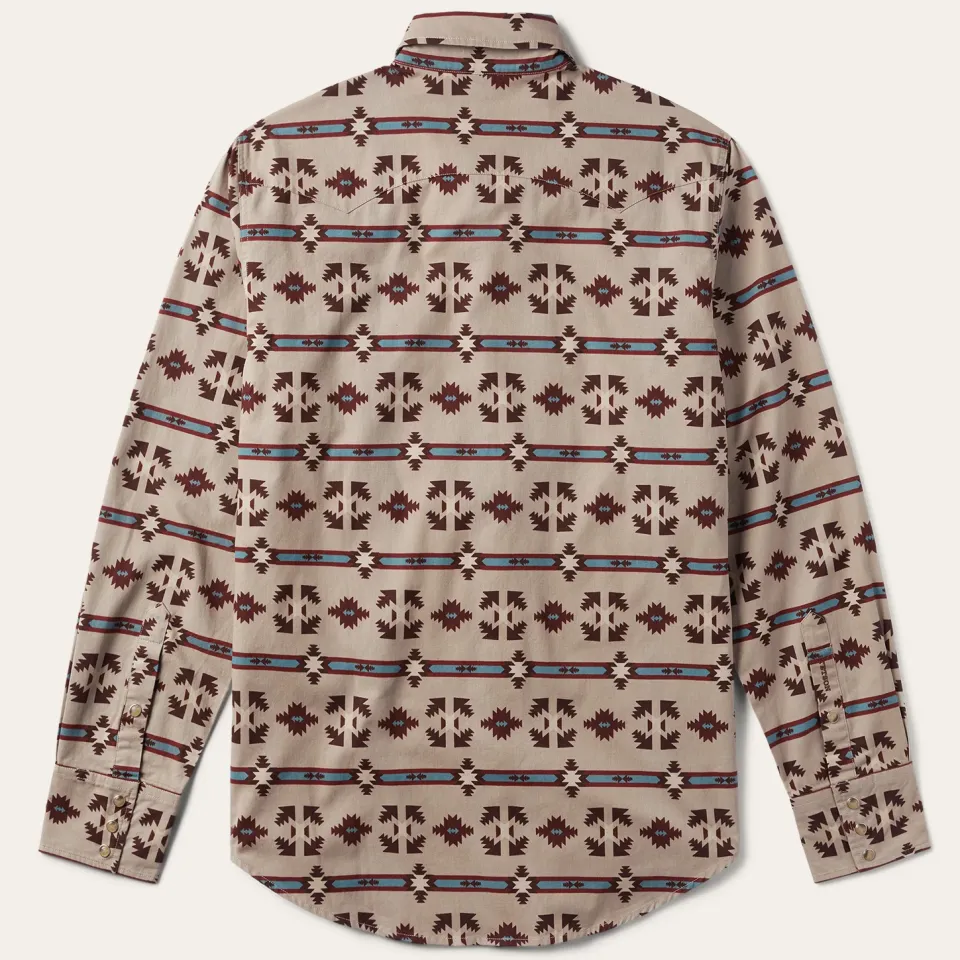 Online Stetson Gaucho Stripe Shirt Brown