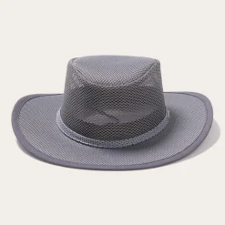 Online Stetson Grand Canyon Mesh Safari Hat Charcoal
